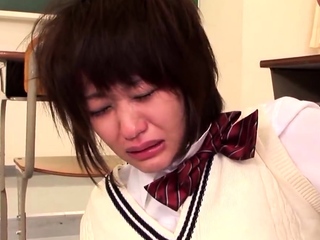 Japanese Asian mature providing blowjob to fortunate guy