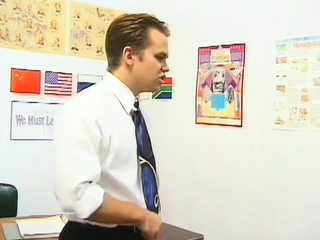 Schoolgirl gets her constricted slit screwed challenging by teacher