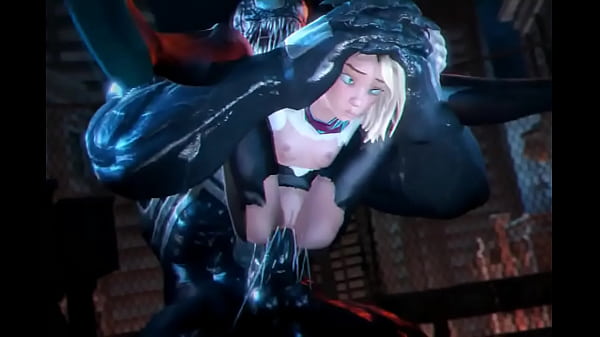 Venom fucks Spidergwen’s asshole tough