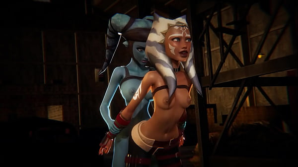Ahsoka Tano gets creampied by Futa Aayla Secura – Star Wars Inspired 3D Porn