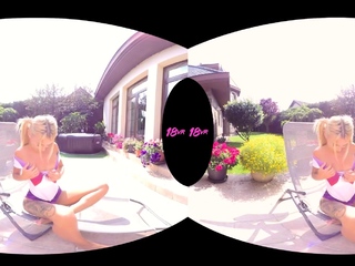 Amateur Outside Brunette Masturbates