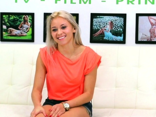 Blonde teen blowjob and fuck