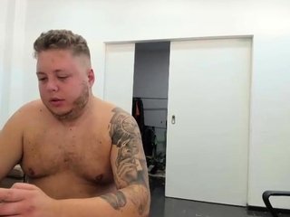 Fat Crossdresser Solo Masturbation