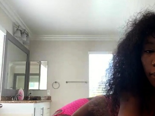 Hot Black Maid Does Some Webcam Black and Ebony