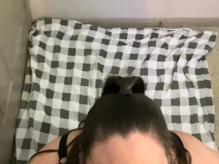 Lovely horny brunette toys masturbation sh