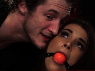 Rough gang bang double anal Excited young vacationers