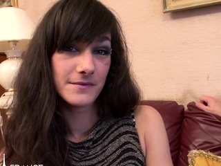 Samia Horny French scumbag fingers slutty brunettes as