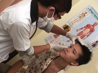 Skinny Asian barebacked soon after rimmed and providing blowjob