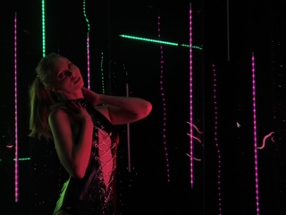 STASYQ – On stage stripping by skinny teen AngelQ