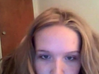 Blond chubby with hairy pussy