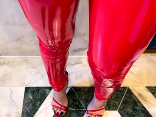 Close up foot fetish on cam