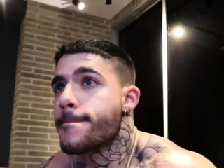 Gay hunks enjoy to jerk off with each other