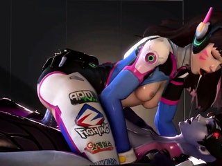 Hot 3D redhead licking a pussy although receiving fucked