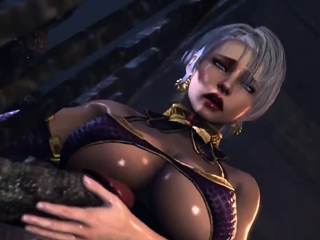 Hot 3D redhead licking a pussy whilst finding fucked