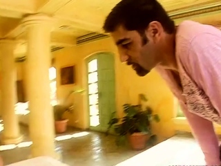 Nasty brunette pornstar with major boobs