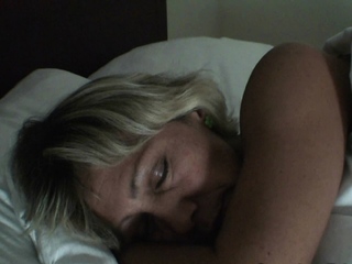 Old mommy swallows two dicks at when