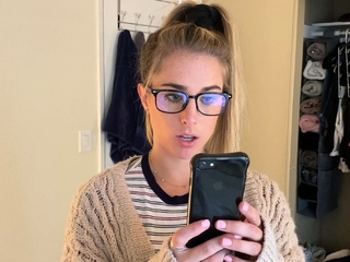 Amateur blondie solo anal masturbation