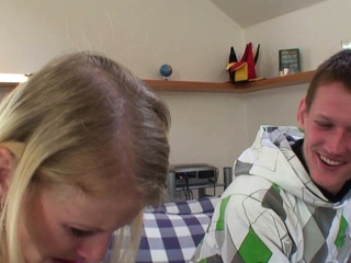 Blonde Natasha Marley with huge boob