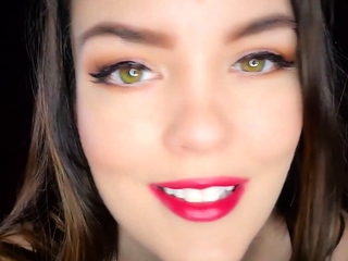 Cute curly brunette solo webcam masturbation