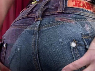 Hot Blonde Czech Slut In Tight Jeans