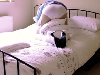 Naughty Nurse In White Stockings