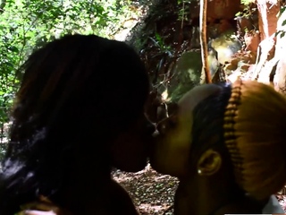 three African Girls Lesbian Sex Experiment