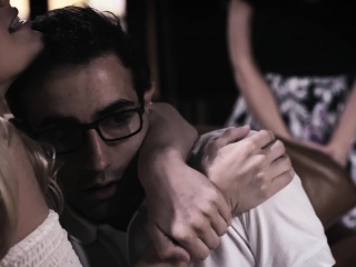 Blonde teen stepsister fucked her new horny stepbrother