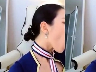 Major boob brunette masturbates on webcam