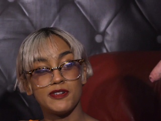 Smaller cock dude wanked by CFNM femdoms