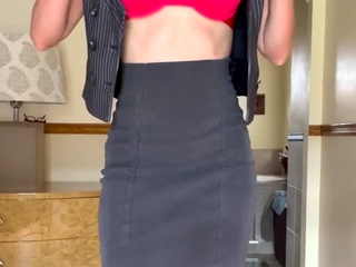 Blonde Teen Solo Masturbation