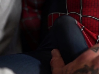 Cosplay Nubian bottom oiled and fucked in mesmerizing action