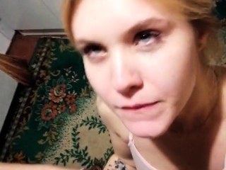 Amateur Blonde Blowjob CIM