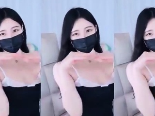 Attractive teen ebony solo toy masturbation