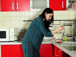 Brunette babe chelsea french solo masturbation