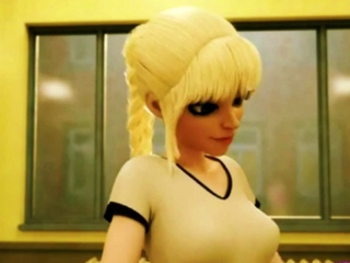 Shemale Horsse Cock Fucks Busty MILF Teacher at College