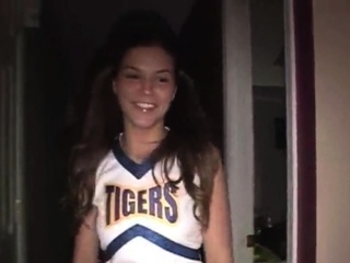 Attractive Cheerleader POV panties