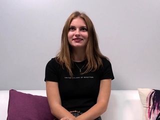 Cute teen blowjob and really hard doggystyle fuck