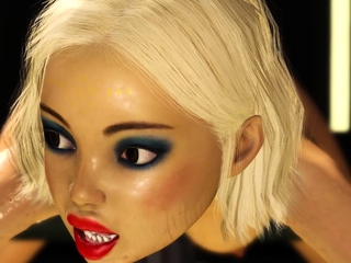 Green alien fucks tough a attractive cuffed girl in the sci-fi lab