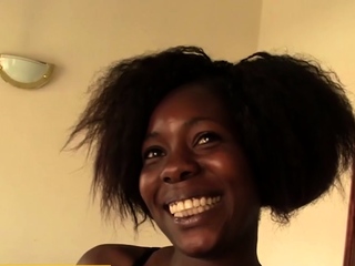 Juicy African Pussy And Asshole Fucked in Casting