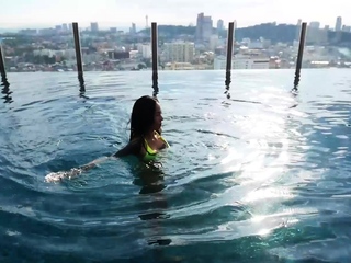 Large boobs amateur Asian MILF POV sex