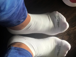 Maitresse Madelines solo foot fetish POV