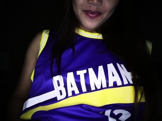 Pregnant amateur Thai teen POV blowjob