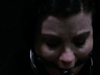 Prurient brunette maid who likes to masturbate