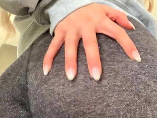 Solo masturbation of a attractive amateur blonde