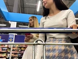 Stunning blonde displaying her large boobs on cam