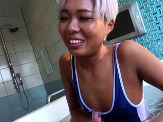 Actual beginner slut gloryhole blowjob cumshot