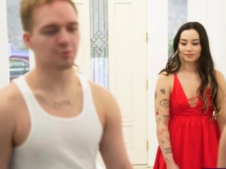 Emma runs into a gaggle of hipster hippies