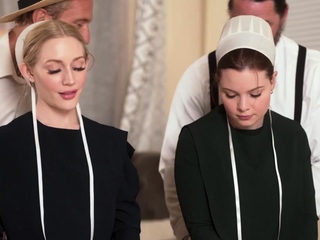 Jack and Clarke analyzing their new wives Emma and Adrianna