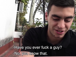 Lovely straight teen lured in homosexual fuck