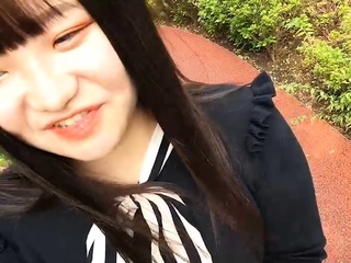 Madoka Watanabe is joyful to drag her high down and present us